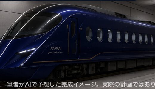 南海、なにわ筋線直通「次期空港特急」を正式決定　ピニンファリーナが日本の鉄道車両を初デザイン、ラピートの「価値と精神」を継承へ
