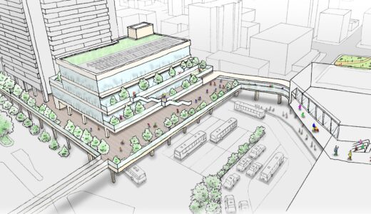 阪神西宮駅北再開発、40階級住宅と新中央図書館を整備　2028年7月に建築着工へ