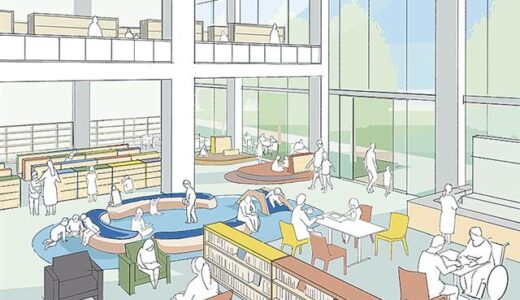 尼崎・北図書館を4,000㎡の公園一体型拠点へ　工事費約58億円、2030年度開館へ