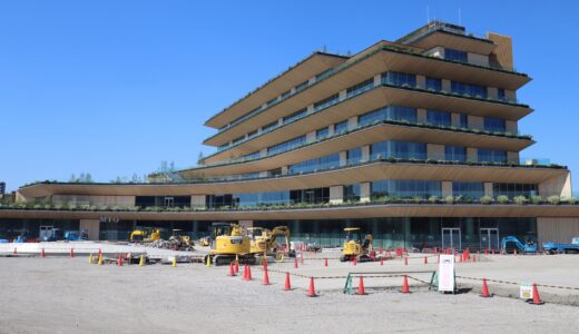 隈研吾氏が設計！名古屋・熱田の新拠点「MTG PARK」の建設状況 26.10【2027年春開業予定】